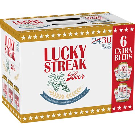 lucky streak beer alcohol content